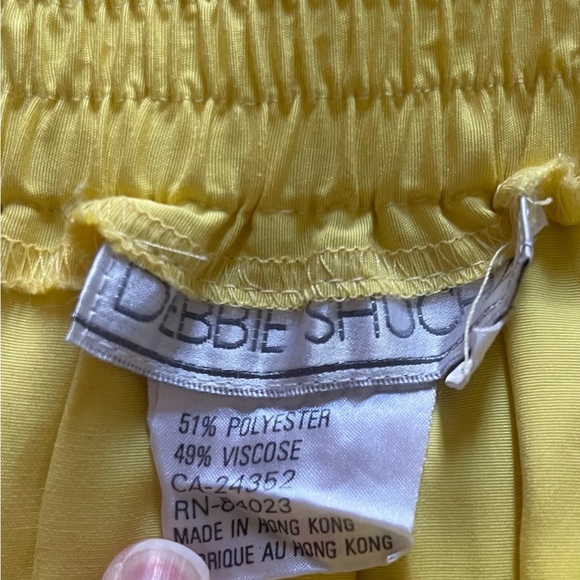 Vintage Debbie Shuchat Yellow Fit & Flare Skirt Size 8 - Picture 7 of 11